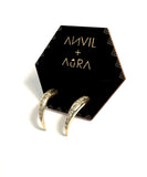 Pave diamond talon studs