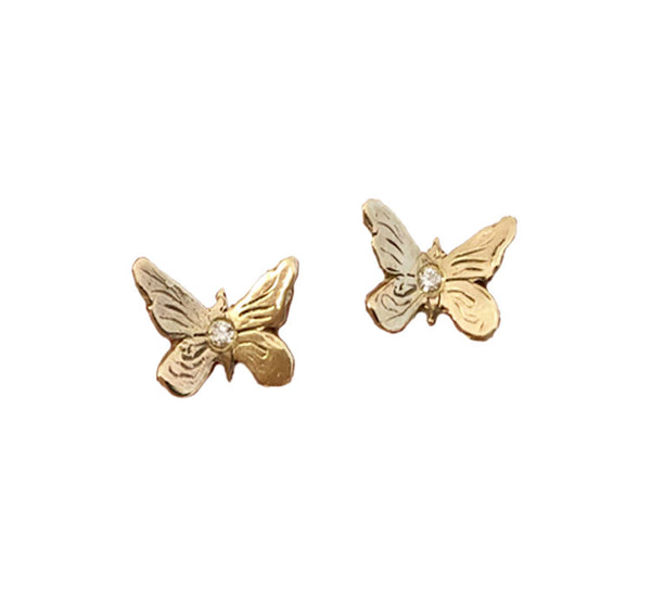 butterfly studs