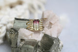tourmaline zipper ring