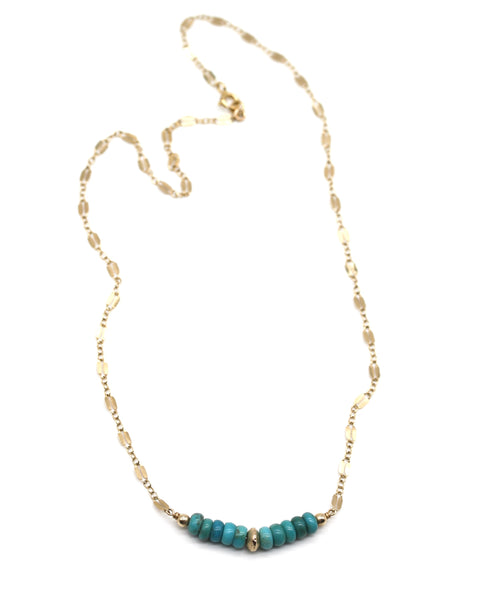 turquoise beaded necklace