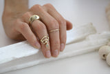 serpent ring with rattle