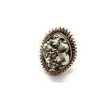 zipper pyrite ring