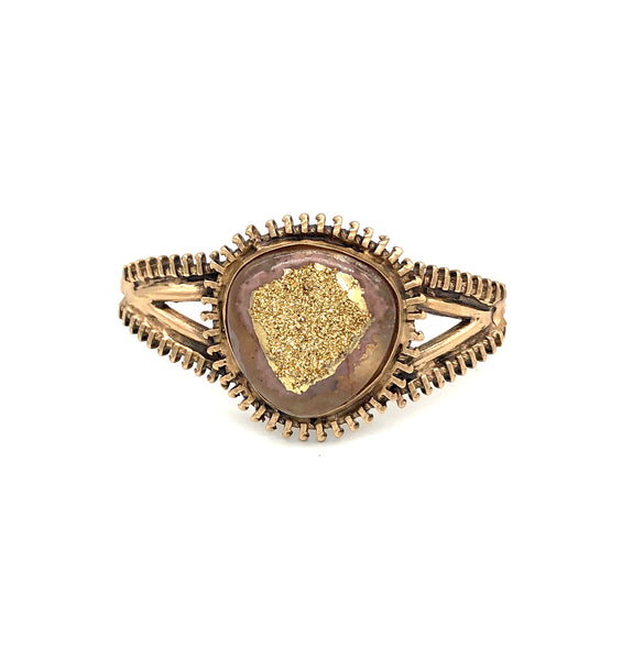 drusy zipper cuff *Store only