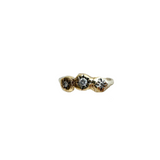 Diamond pebbles ring