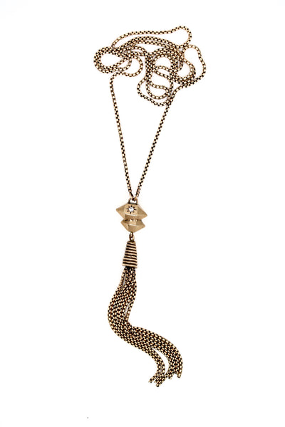 herkimer tassle necklace