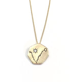 zodiac constellation pendant- for him