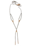modern arrowhead necklace